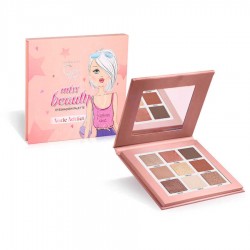 Golden Rose Miss Beauty Eyeshadow Palette Far Paleti Nude Addict