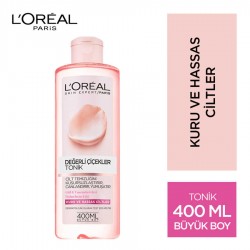 L'Oréal Paris Değerli Çiçekler Tonik Kuru Ve Hassas Ciltler 400 ml