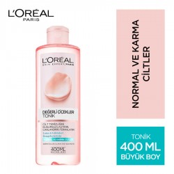 L'Oréal Paris Değerli Çiçekler Tonik Normal Ve Karma Ciltler 400 ml