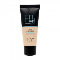 Maybelline New York Fit Me Matte+Poreless Fondöten - 105 Natural Ivory