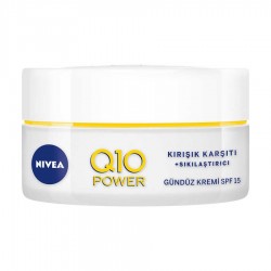 Nivea Q10 Kırışıklık Karşıtı Power Sıkılaştırıcı Spf 15 Gündüz Bakım Kremi 50 ml