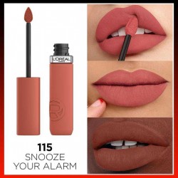 Loreal Paris Matte Resistance Mat Likit Ruj 115 Snooze Your Alarm