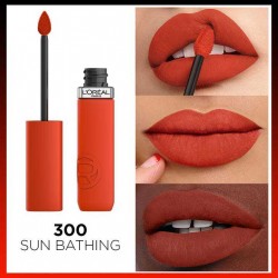 Loreal Paris Matte Resistance Mat Likit Ruj 300 Sunbathing