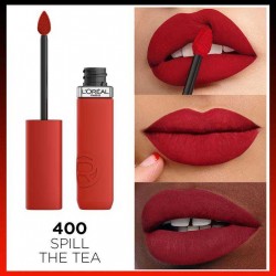 Loreal Paris Matte Resistance Mat Likit Ruj 400 Spill The Tea