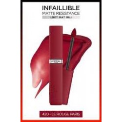 Loreal Paris Infaillible Matte Resistance Likit Mat Ruj - 420 Le Rouge