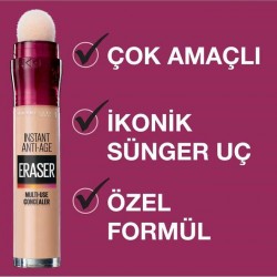 Maybelline New York Instant Anti Age Eraser Kapatıcı 121 Light Hone