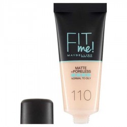 Maybelline New York Fit Me Matte+Poreless Fondöten - 110 Porcelain