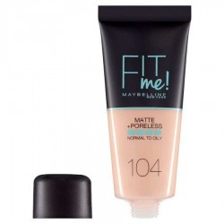 Maybelline New York Fit Me Matte+Poreless Fondöten - 104 Soft Ivory