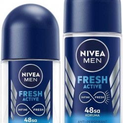 Nivea Fresh Active Roll on 50 ml + 25 On Set