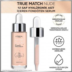 Loreal Paris True Match Nude Fondöten Serum 30 ml - 1-2 Rosy Light