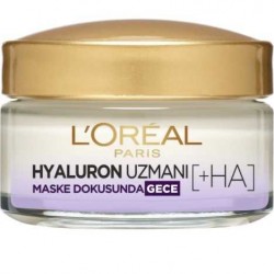 Loreal Paris Hyaluron Uzmanı Nemlendrici Geece Kremi 50 ml