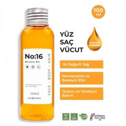 Sinoz No 16 Nemlendirici Besleyici Yenileyici Işıltı Verici Mucizevi Onarıcı Bakım Yağı 100 ml