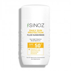 Sinoz Spf50+ Günlük Kullanım Sıvı Güneş Kremi - Yeni Nesil Filtreleri ile Hibrit Formül 50 ml