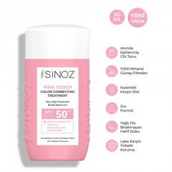 Pink Touch Anında Ton Eşitleyici Pembe Yüz Bakım Kremi Spf50 - Mineral Güneş Filtreleri 50 ml