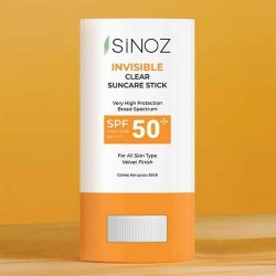 Sinoz Invisible Clear Stick Güneş Kremi SPF50+ 15 gr