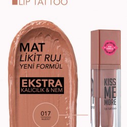 Flormar Kiss Me More Lip Tattoo - 017 Nudist