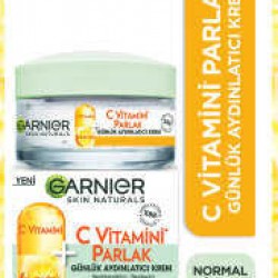 Garnier C Vitamini Parlak Günlük Aydınlatıcı Nemlendirici Krem 50 ml